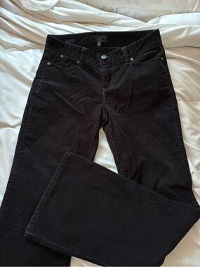 Talbots Black Corduroy Petite Bootcut Pants